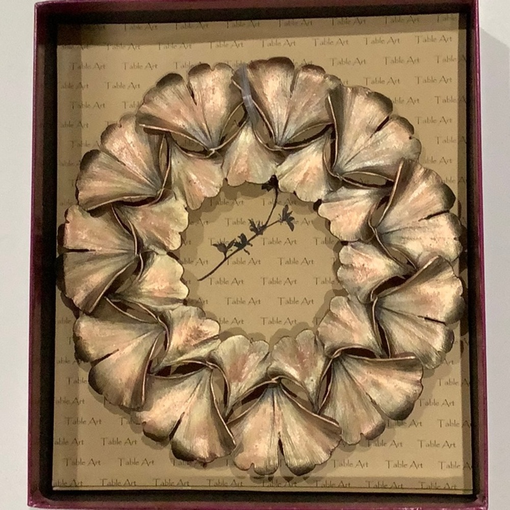 Ginkgo Trivet Table Art Handmade